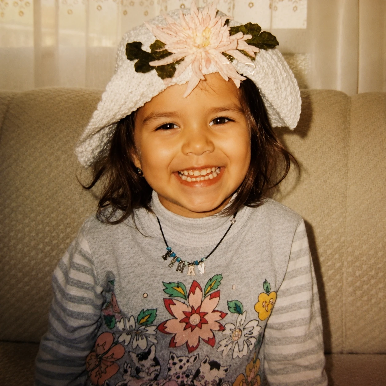 Simay Ernalbant as a child